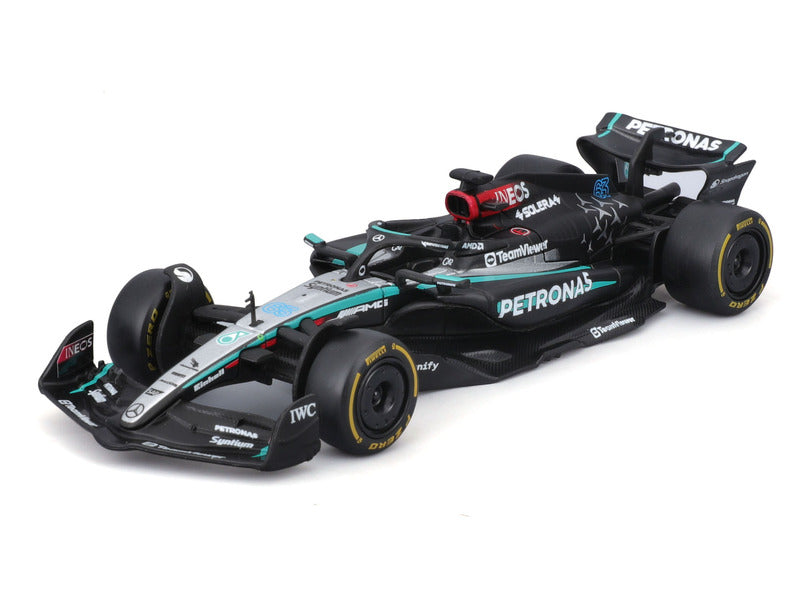 Mercedes modèle réduit, bburago, George Russell, #63, 1:43, F1W15