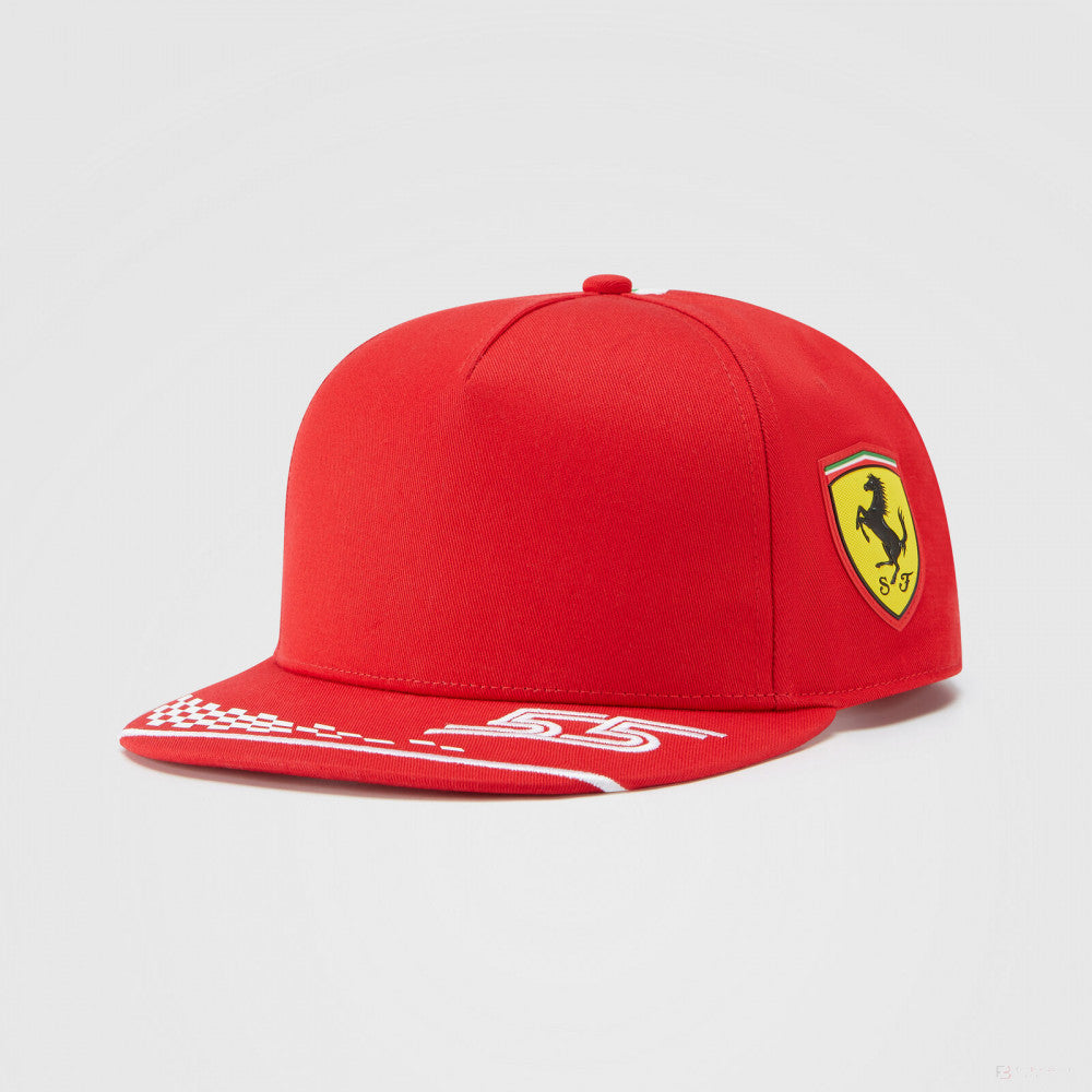 2021, Rouge, Adulte, Puma Ferrari Carlos Sainz Flatbrim Casquette - FansBRANDS®