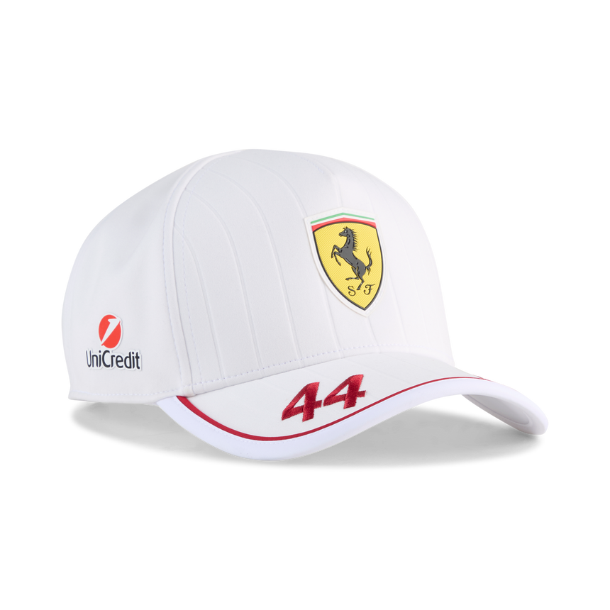 Casquette de baseball Ferrari Lewis Hamilton, blanche 🔥