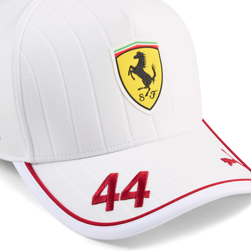 Casquette de baseball Ferrari Lewis Hamilton, blanche 🔥