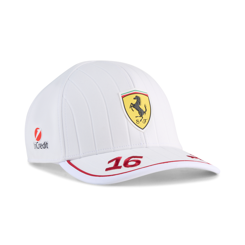 Ferrari, Charles Leclerc, Casquette de baseball, blanc