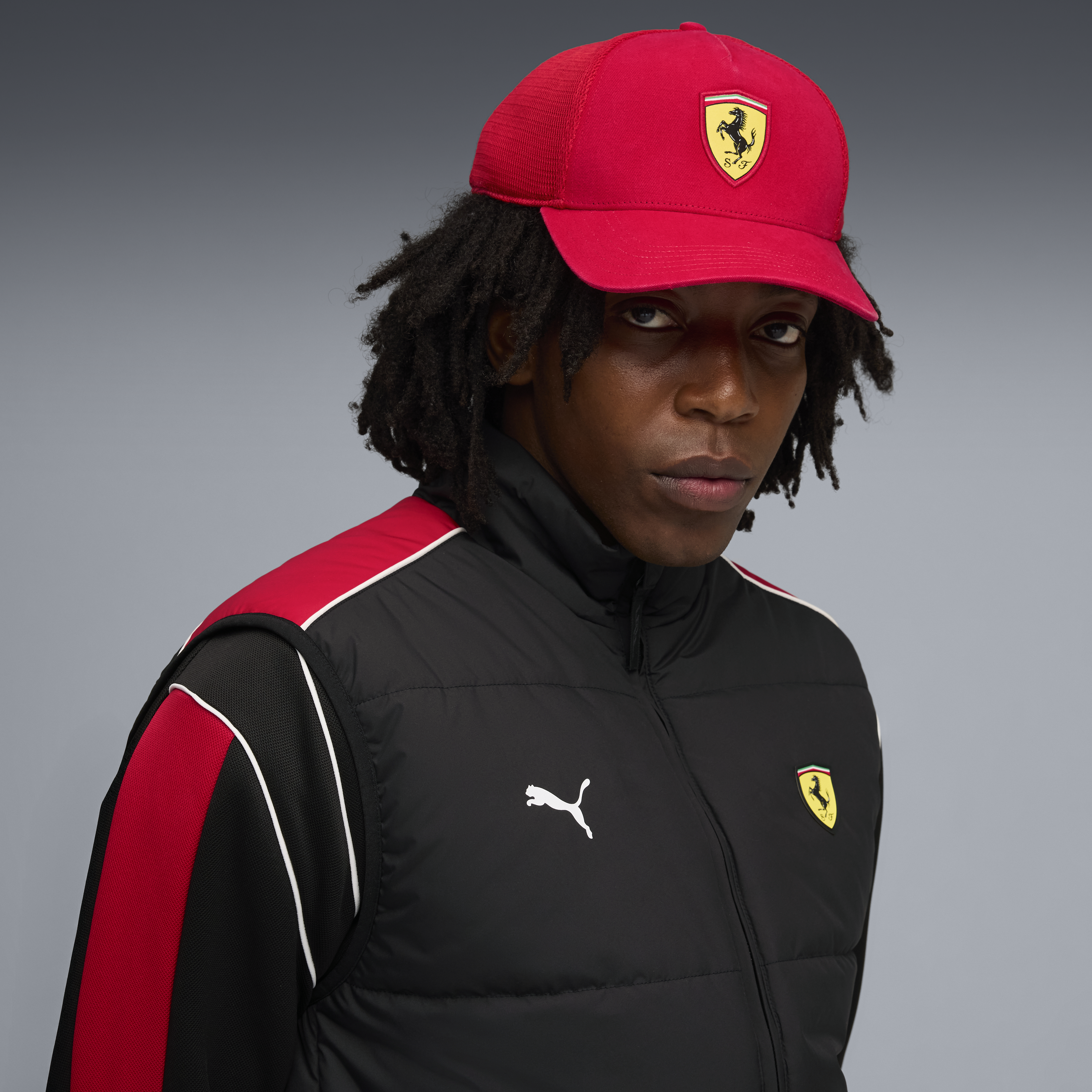 Casquette trucker Ferrari, Puma, rouge 🔥