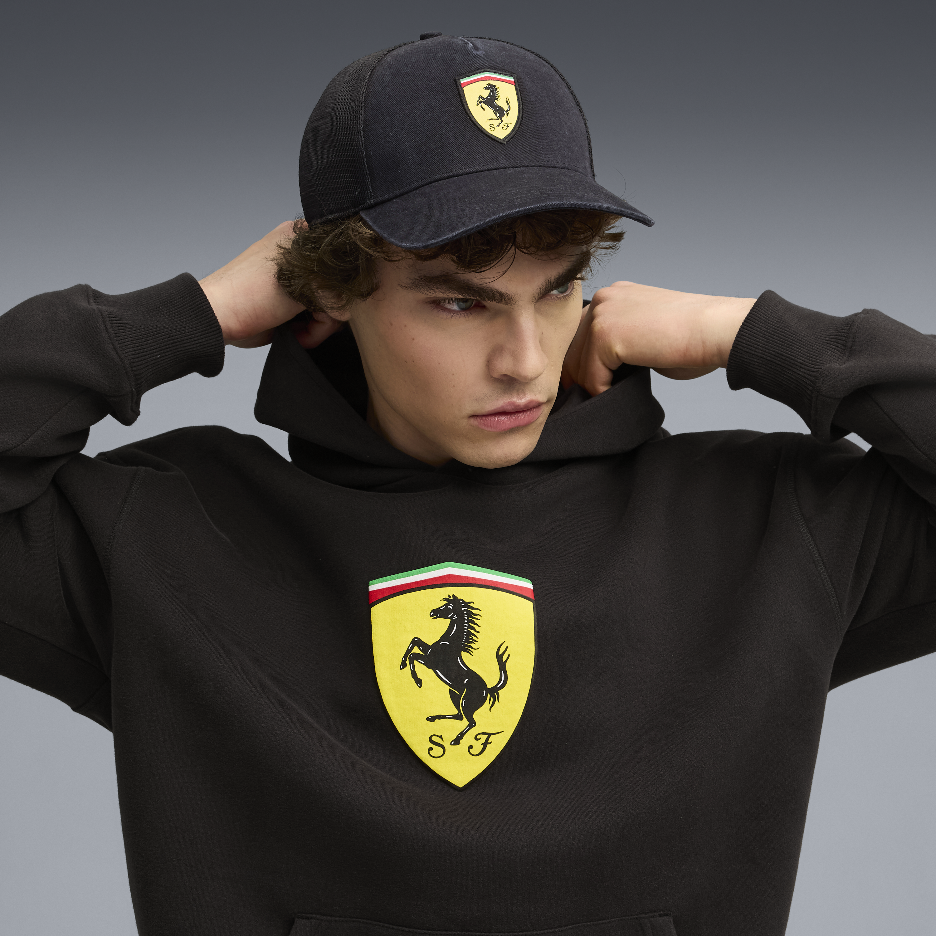 Casquette trucker Ferrari, Puma, noire 🔥