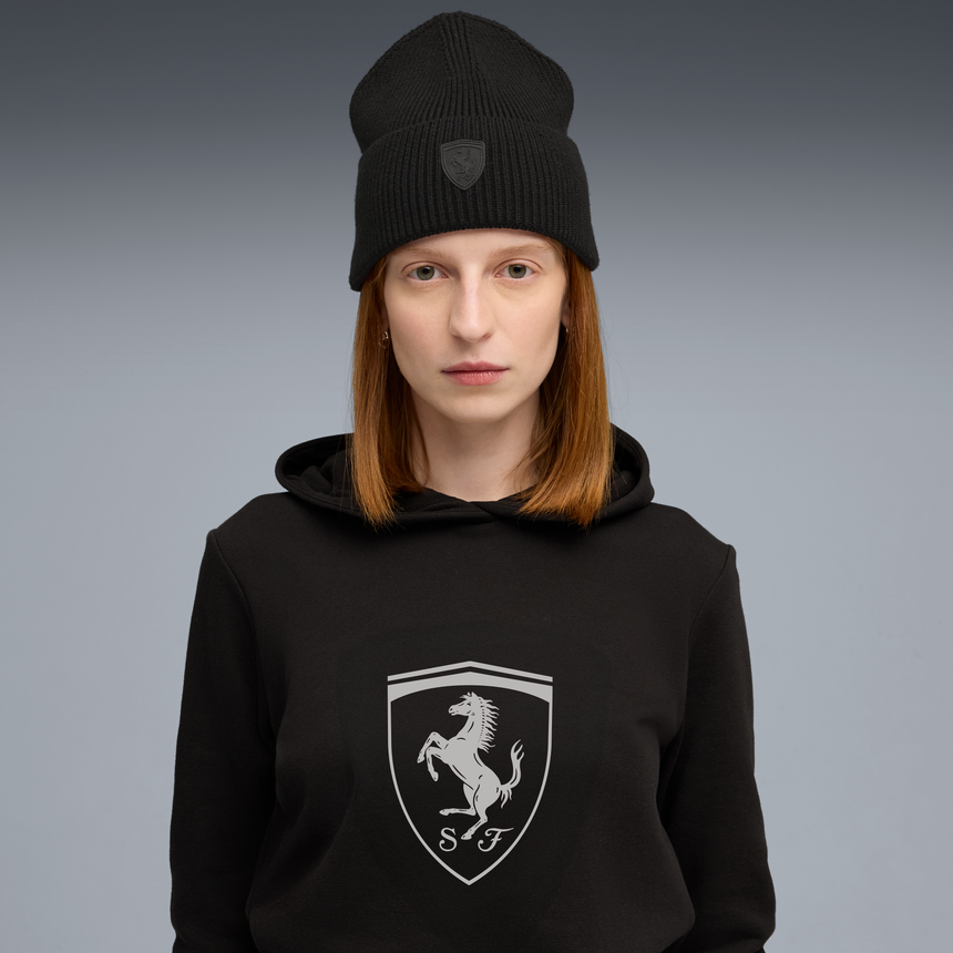 Bonnet Ferrari Pro, Puma, mi-hauteur, noir 🔥