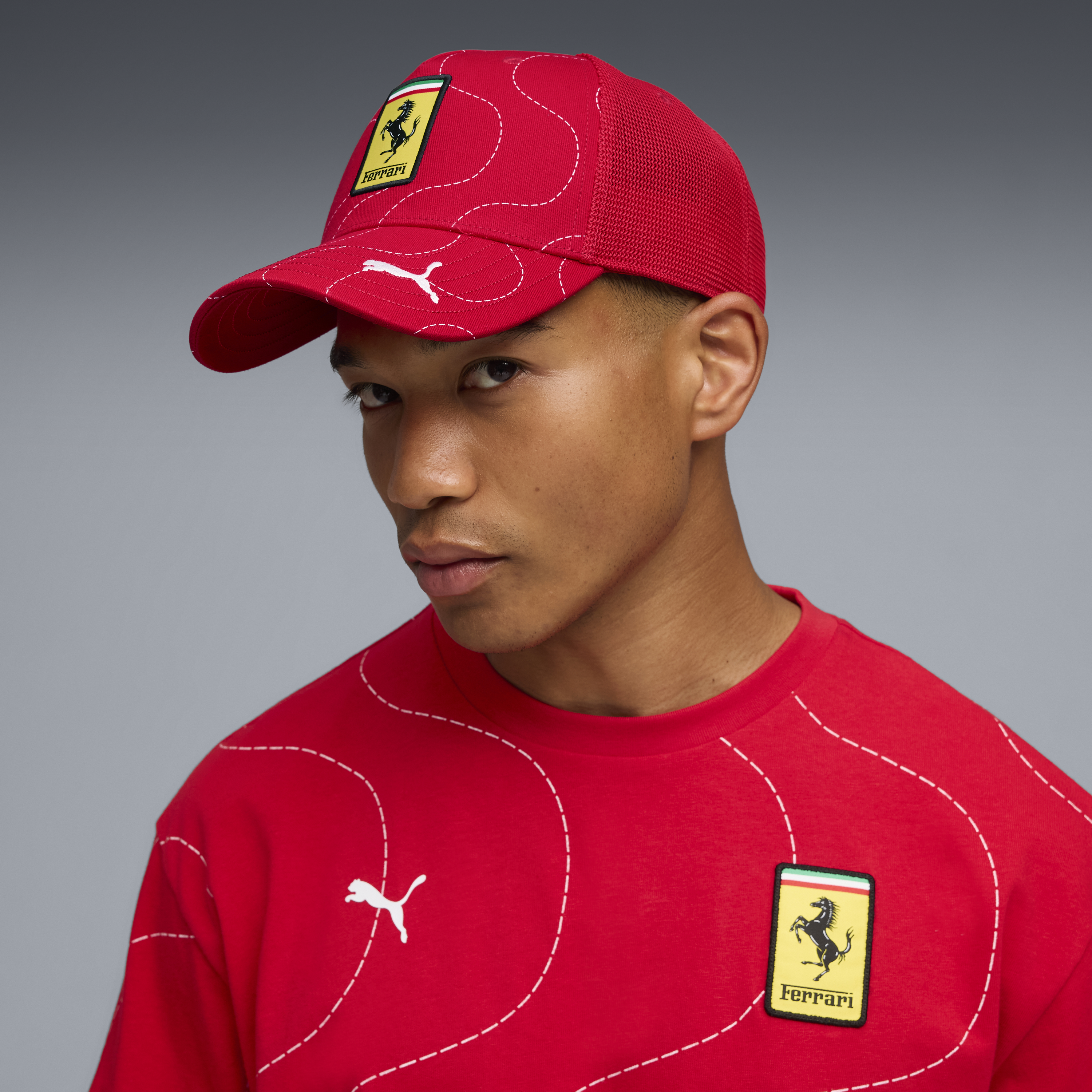 Casquette trucker Ferrari, édition spéciale Monza, rouge 🔥