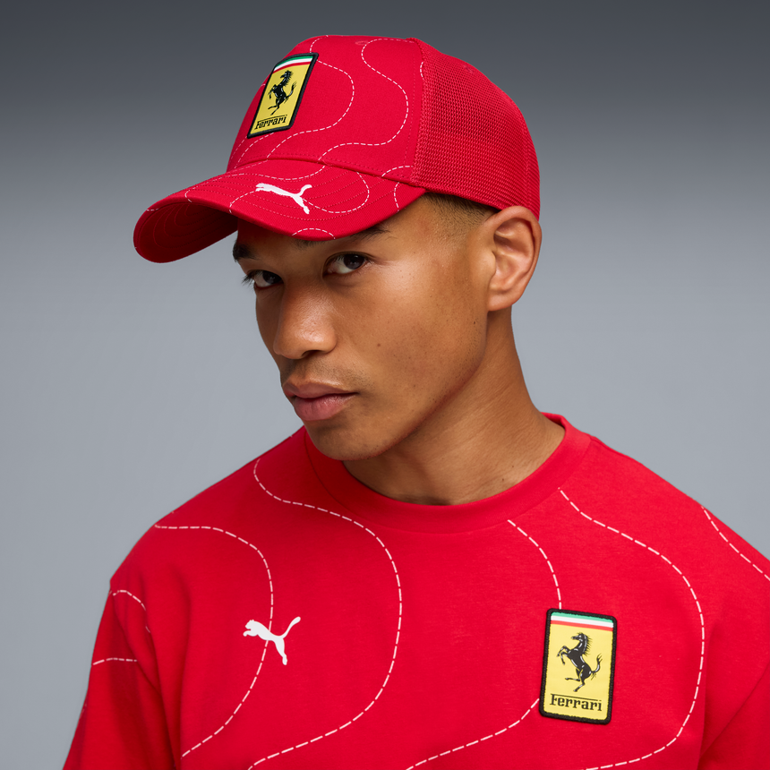 Casquette trucker Ferrari, édition spéciale Monza, rouge 🔥