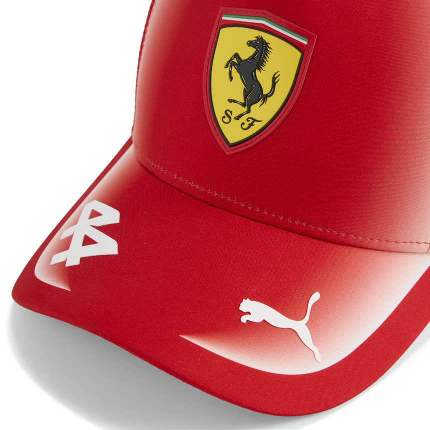 Casquette trucker Ferrari, équipe, Lewis Hamilton, Puma, rouge