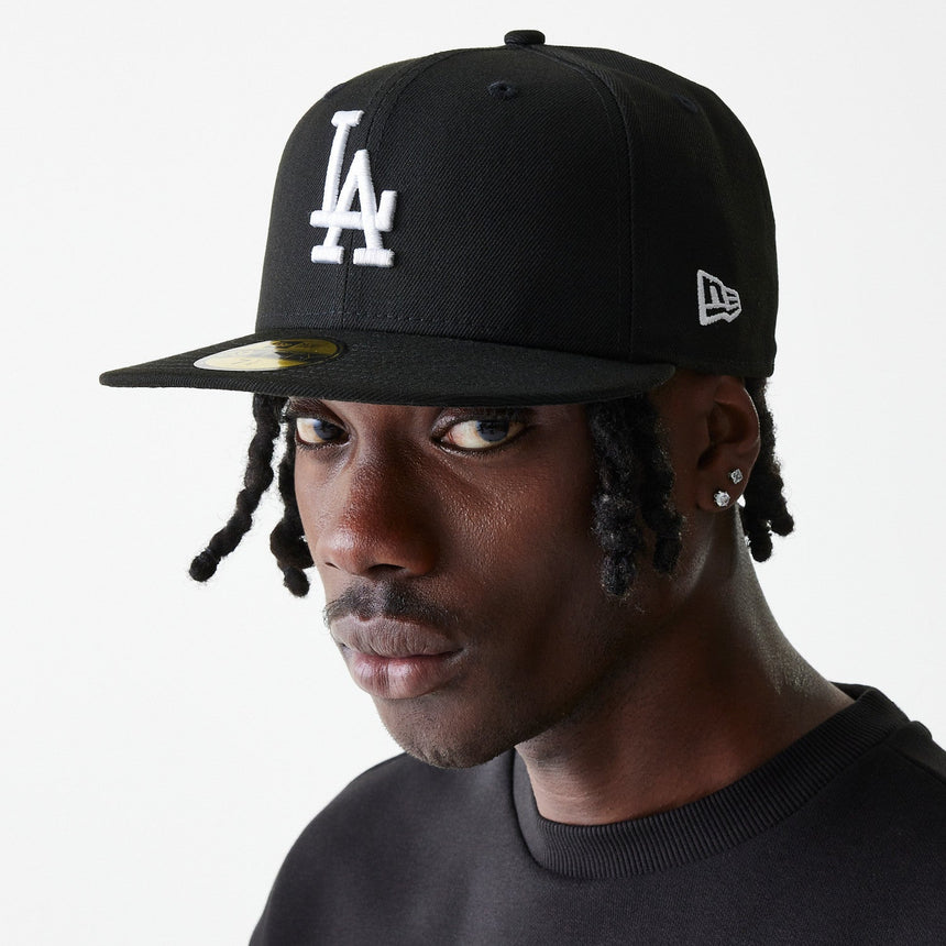 Casquette Los Angeles Dodgers, New Era, 59FIFTY, Basic, noire