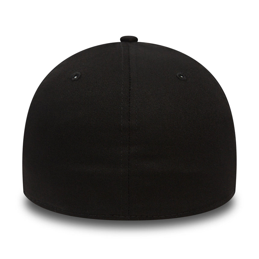 Casquette des New York Yankees, New Era, 39THIRTY, Basic, noir uni