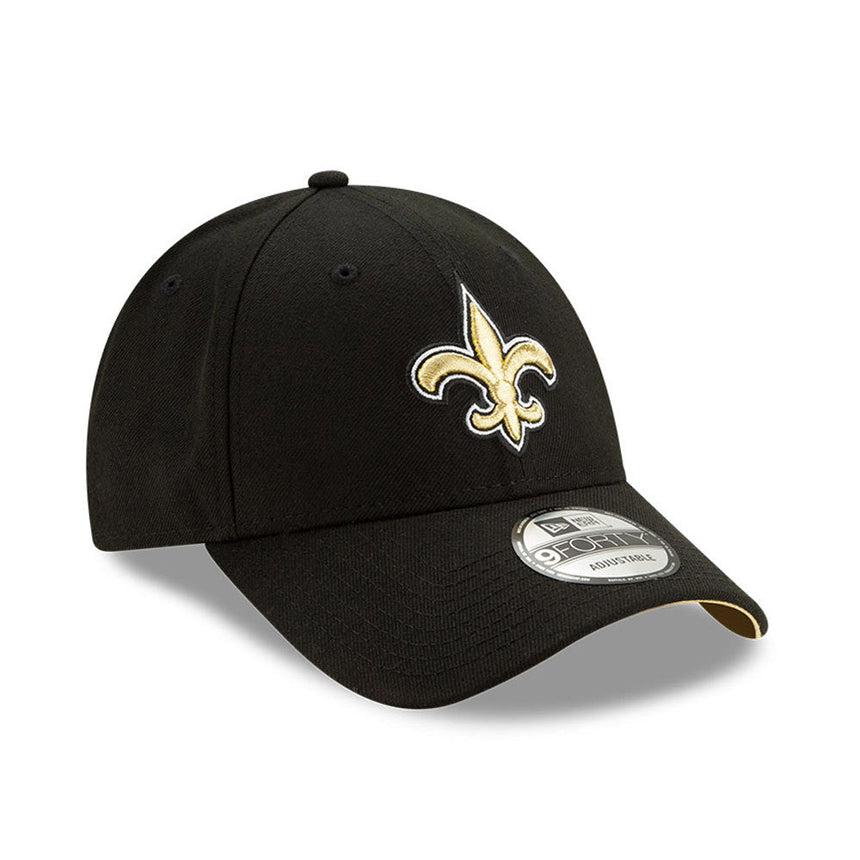Casquette de baseball des Saints de la Nouvelle-Orléans, New Era, 9FORTY, noire
