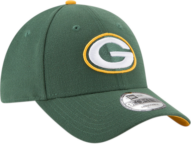 Casquette des Packers de Green Bay, New Era, 9FORTY, verte