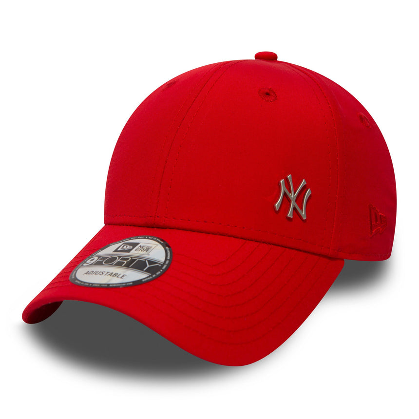 Casquette des Yankees de New York, New Era, 9FORTY, sans défaut, rouge