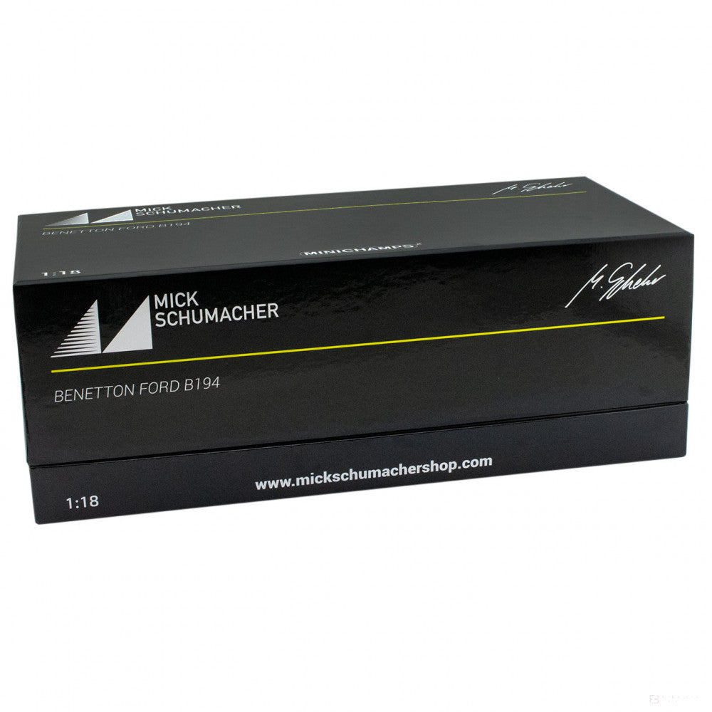 Voiture modèle, Mick Schumacher Benetton Ford B194 Demo Run Belgium GP 2017, 1:18, Bleu, 2017 - FansBRANDS®