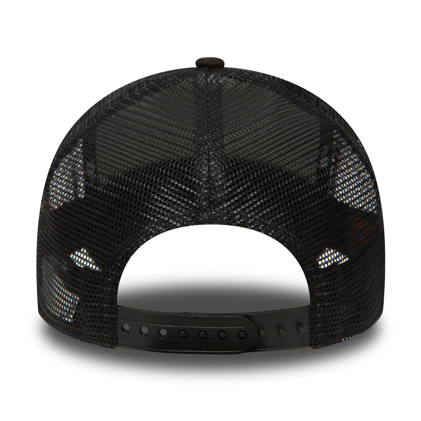 Casquette des Yankees de New York, New Era, trucker, noir uni