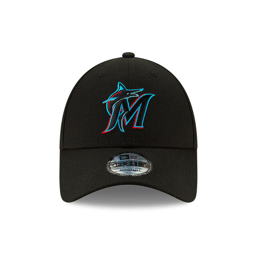 Casquette Miami Marlins, New Era, 9FORTY, équipe, noire