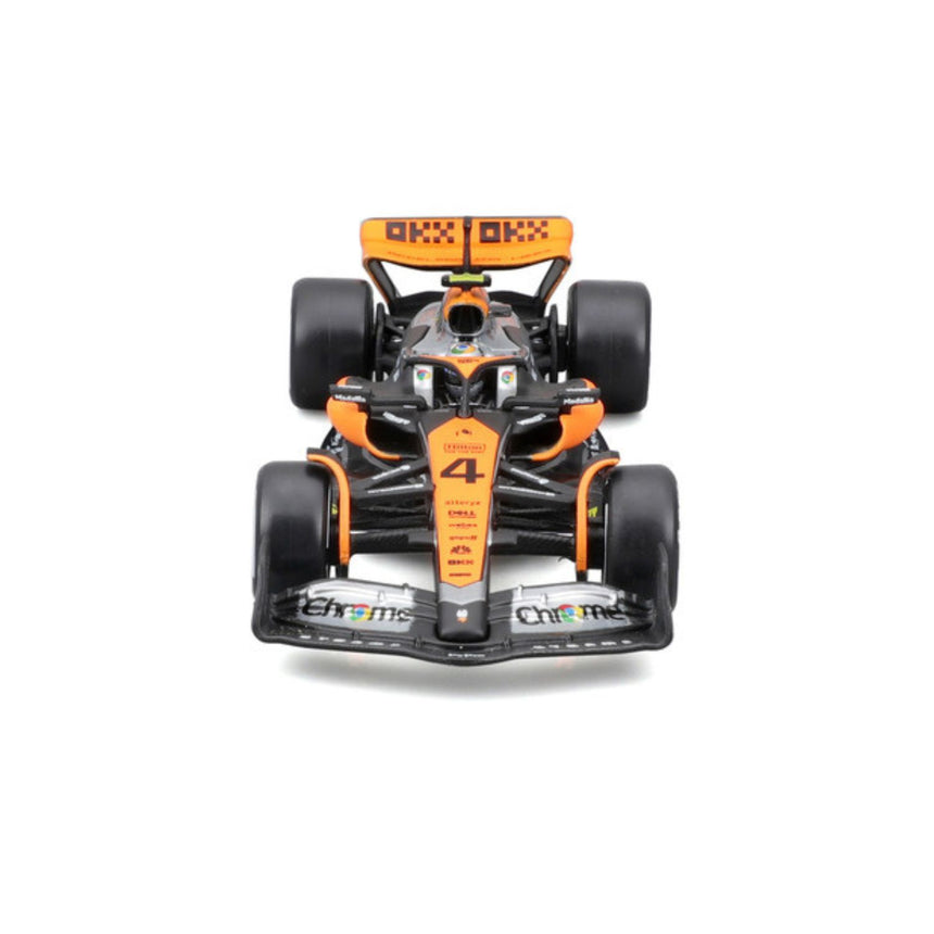 Modèle réduit McLaren F1, avec casque, MCL60, bburago, 1:43, Lando Norris #4