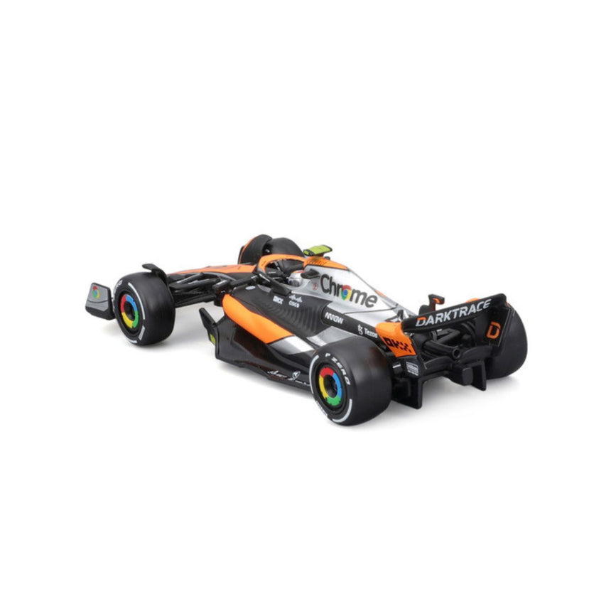 Modèle réduit McLaren F1, avec casque, MCL60, bburago, 1:43, Lando Norris #4