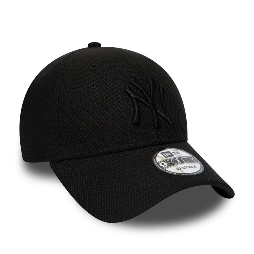 Casquette New York Yankees, New Era, 9FORTY, noir uni