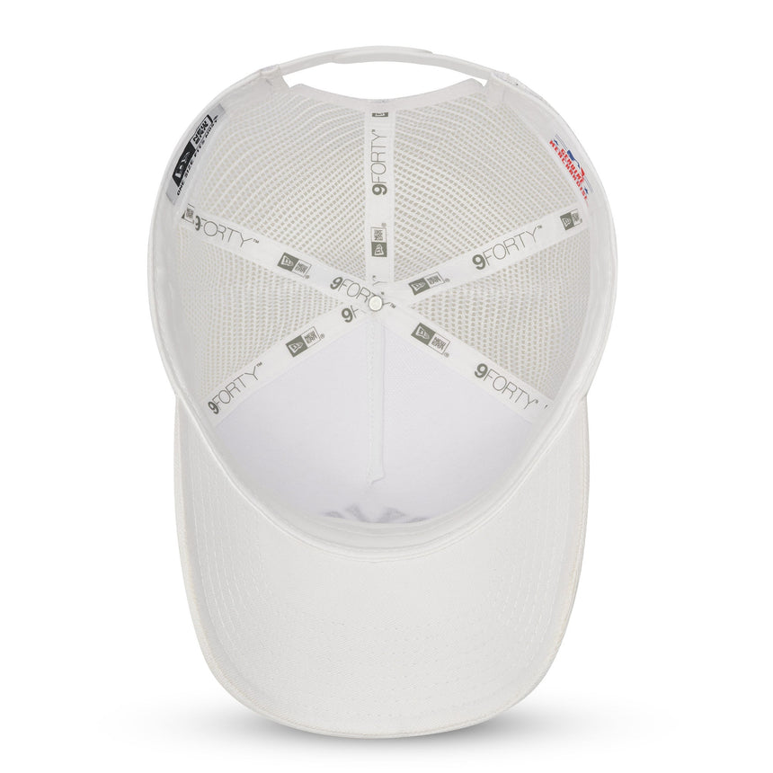 Casquette des Yankees de New York, New Era, trucker, essentielle, blanche