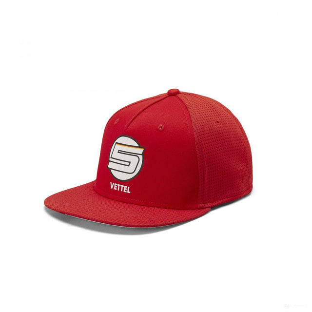 Casquette Flatbrim Sebastian Vettel, Rouge - FansBRANDS®