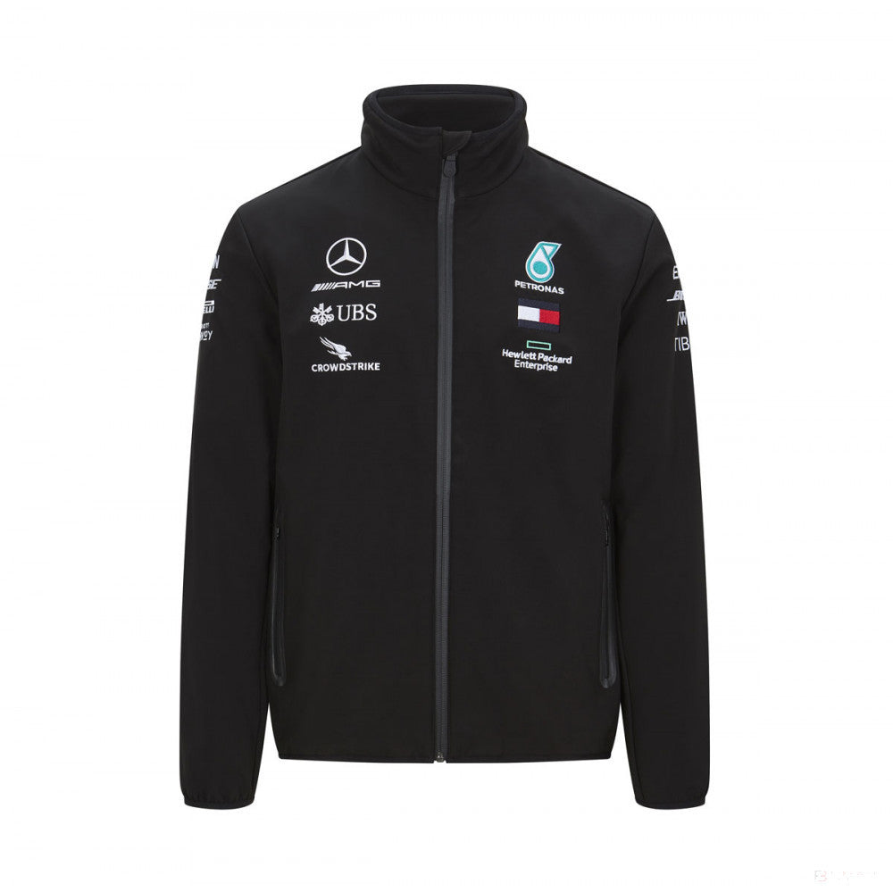 Veste Softshell Mercedes, Équipe, Noir, 2020