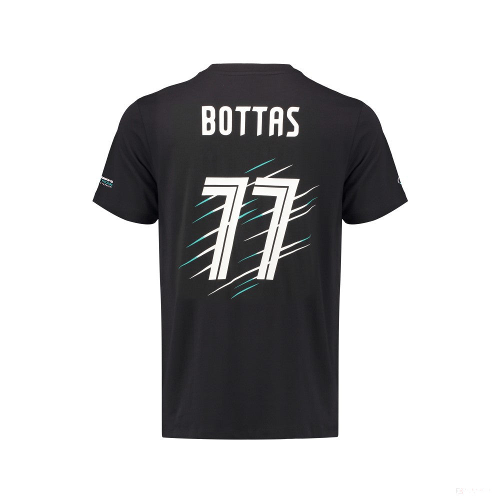 T-shirt col rond Valtteri Bottas, noir - FansBRANDS®