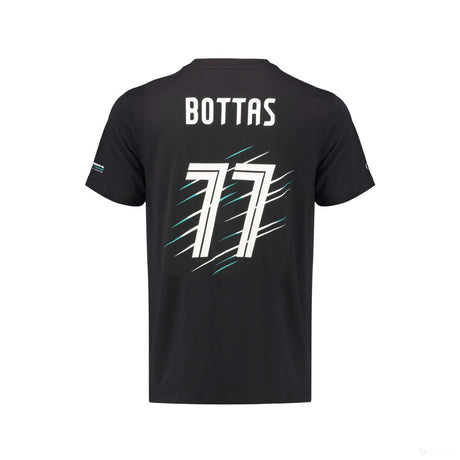 T-shirt col rond Valtteri Bottas, noir - FansBRANDS®