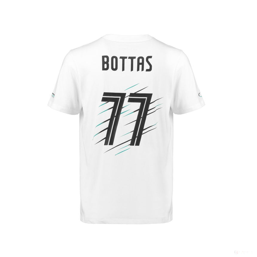 T-shirt col rond Valtteri Bottas, blanc - FansBRANDS®
