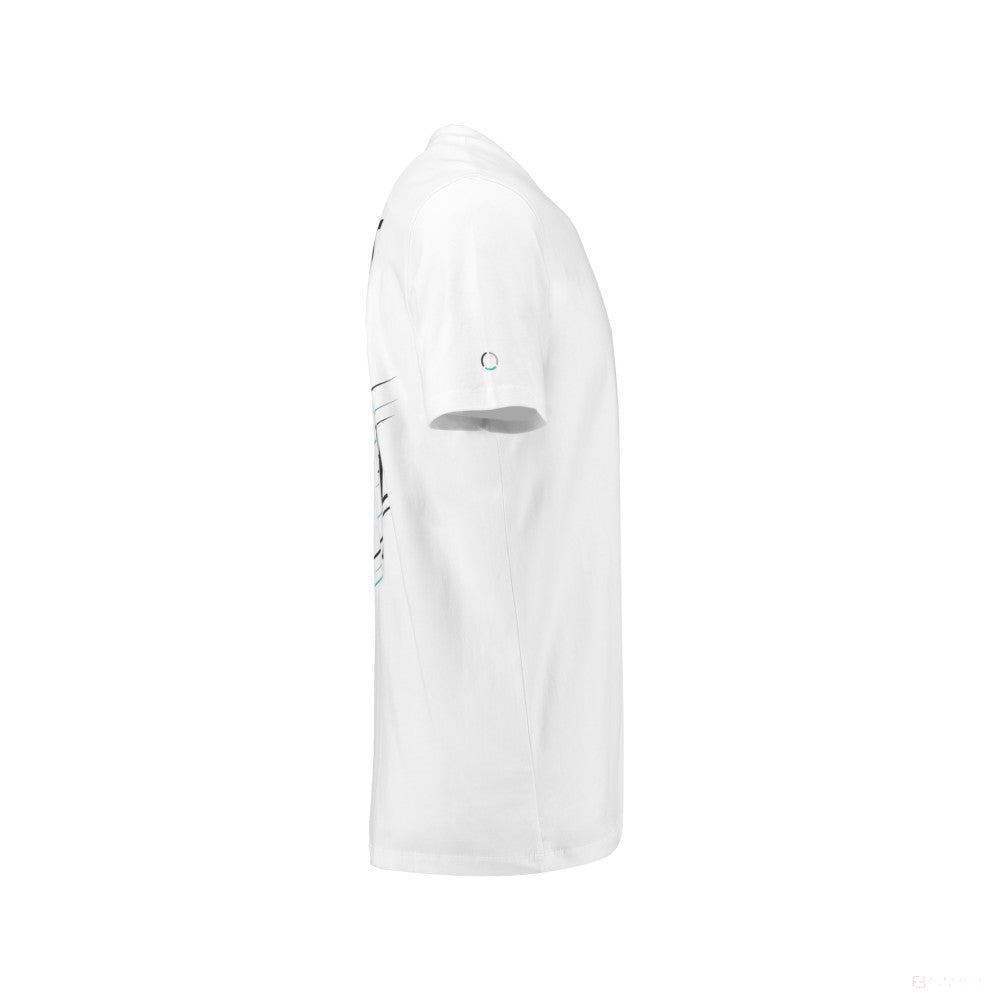 T-shirt col rond Valtteri Bottas, blanc - FansBRANDS®
