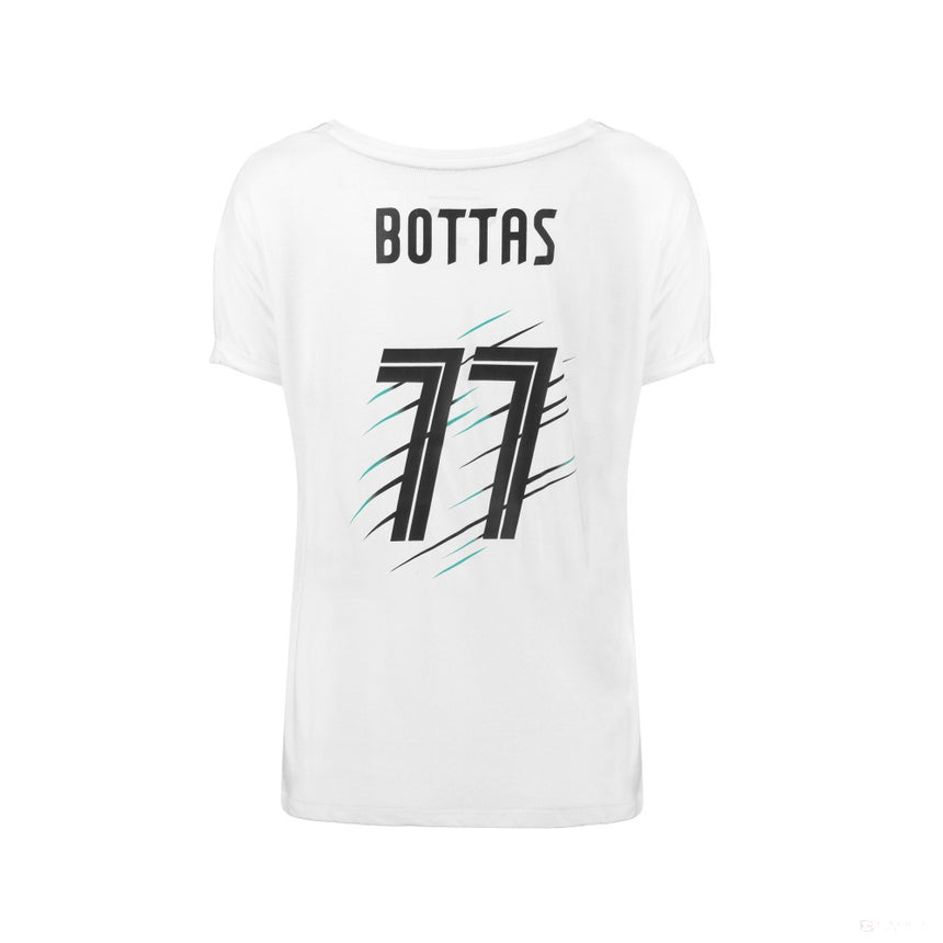 T-shirt col rond Valtteri Bottas, blanc - FansBRANDS®