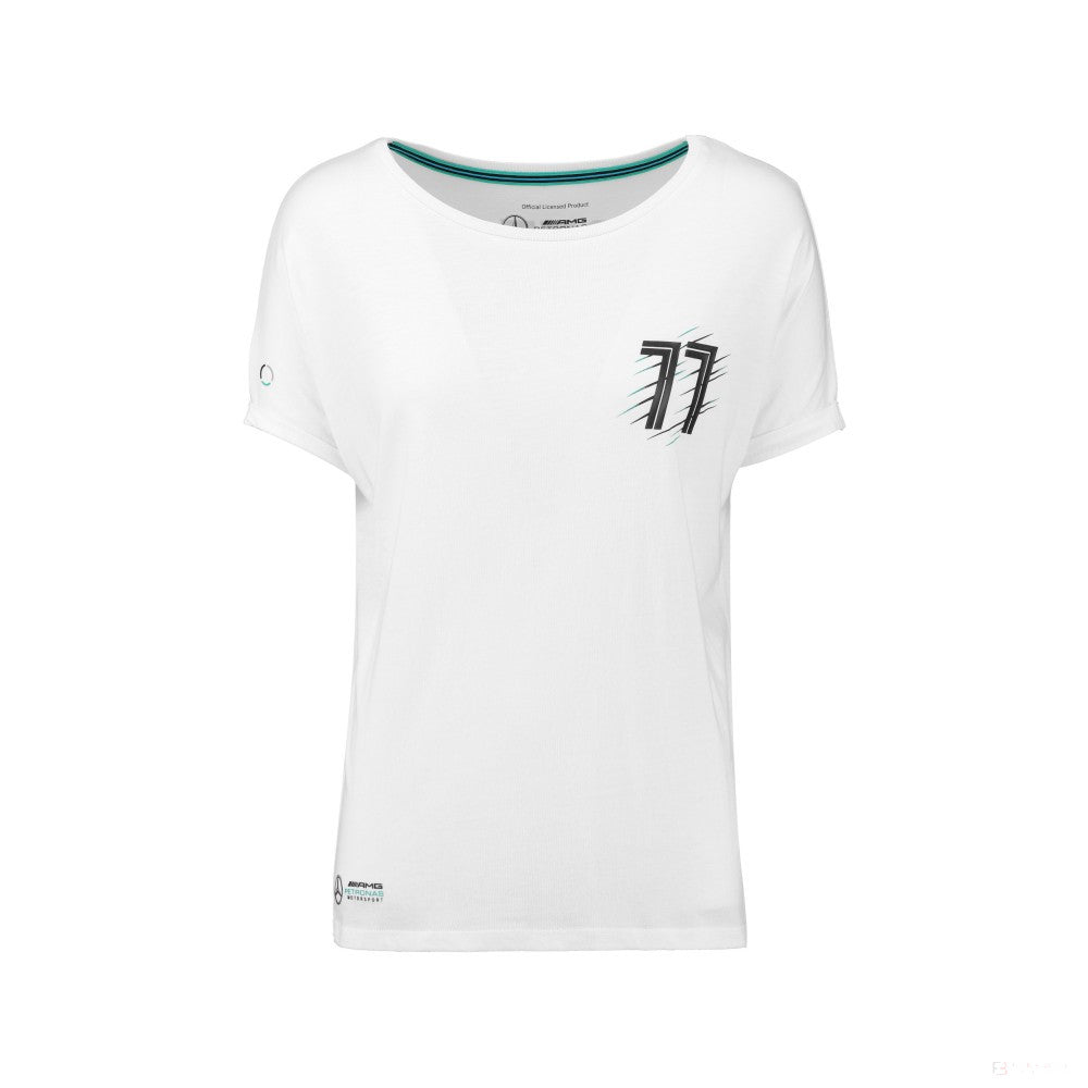 T-shirt col rond Valtteri Bottas, blanc - FansBRANDS®