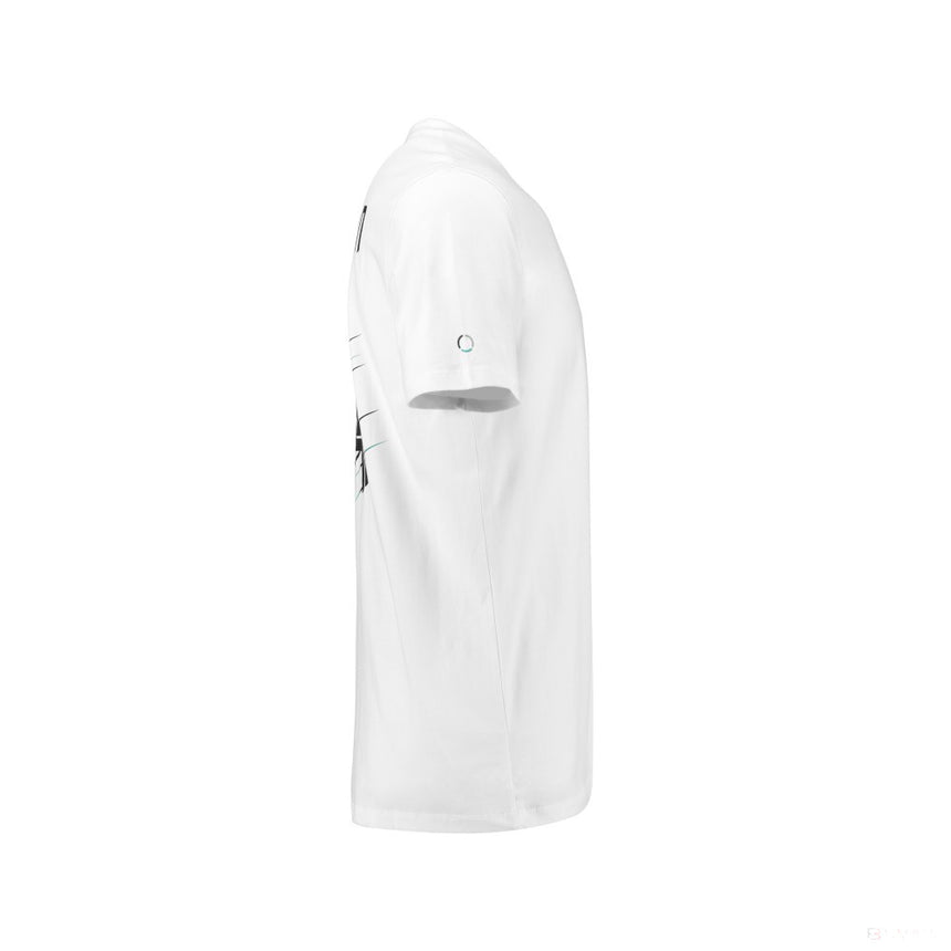 T-shirt col rond Lewis Hamilton, blanc - FansBRANDS®