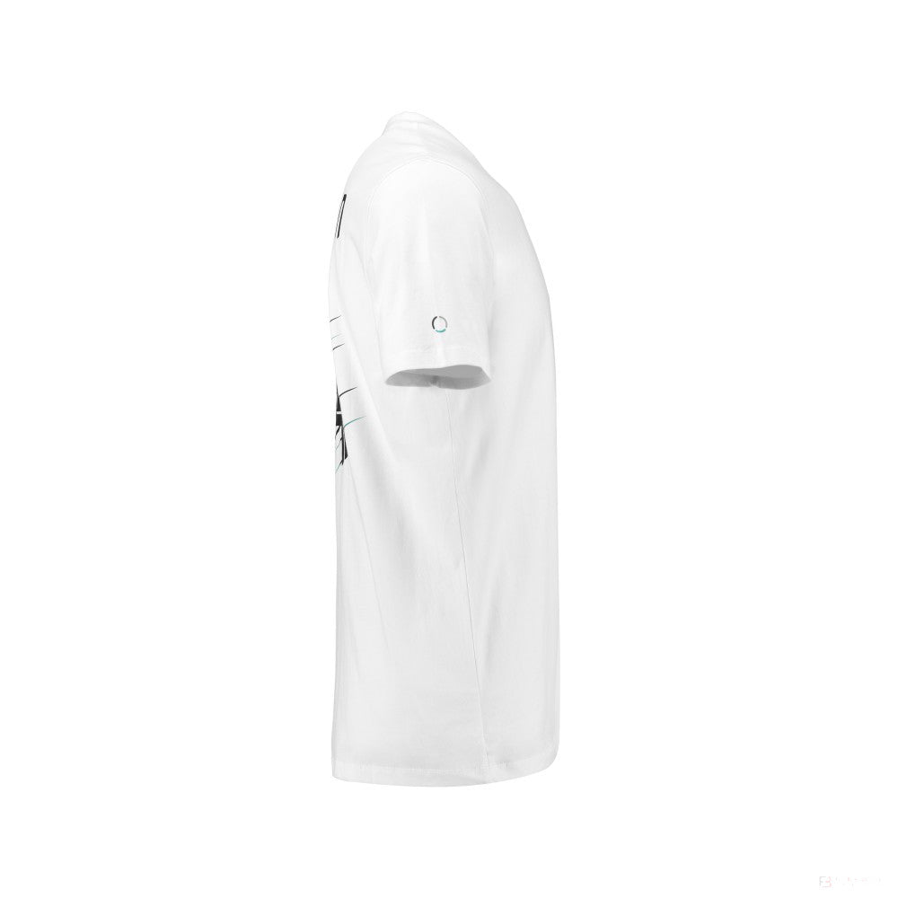 T-shirt col rond Lewis Hamilton, blanc - FansBRANDS®