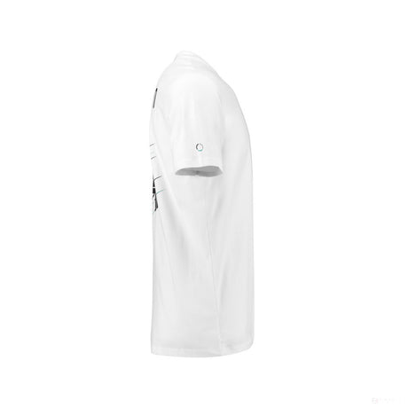 T-shirt col rond Lewis Hamilton, blanc - FansBRANDS®