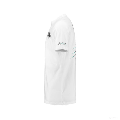 T-shirt col rond Lewis Hamilton, blanc - FansBRANDS®