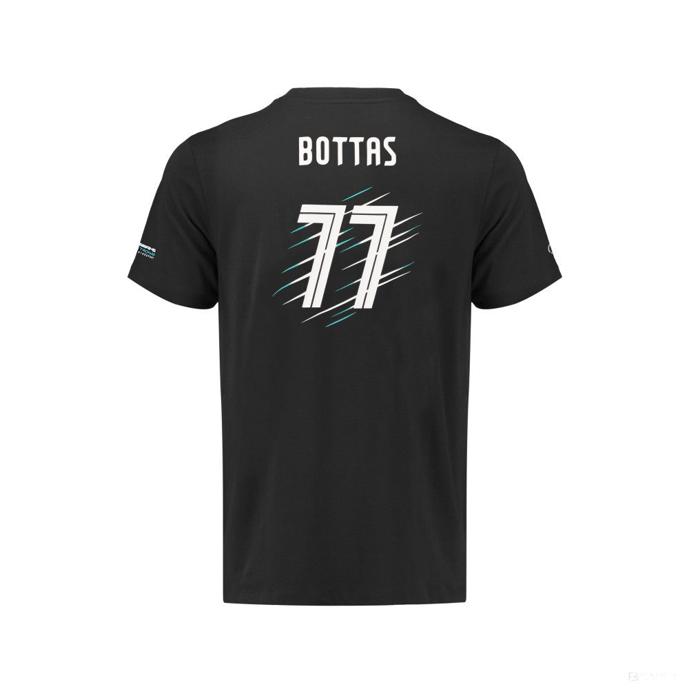 T-shirt col rond Valtteri Bottas, noir - FansBRANDS®