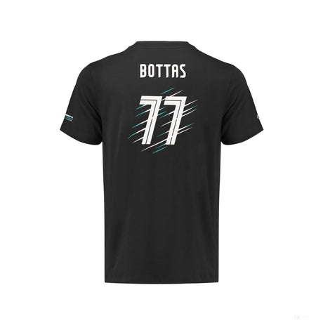 T-shirt col rond Valtteri Bottas, noir - FansBRANDS®