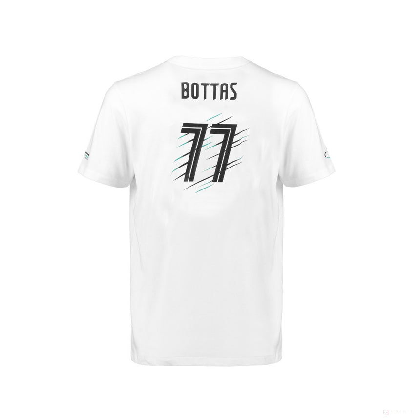 T-shirt col rond Valtteri Bottas, blanc - FansBRANDS®