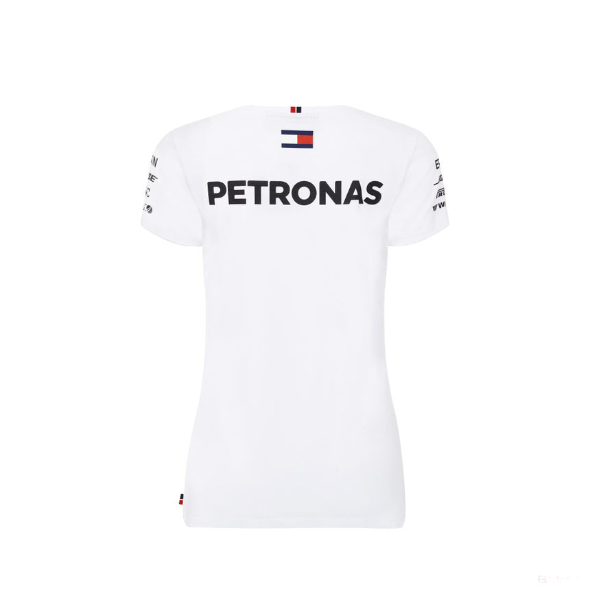T-shirt col rond Mercedes AMG Petronas, blanc - FansBRANDS®