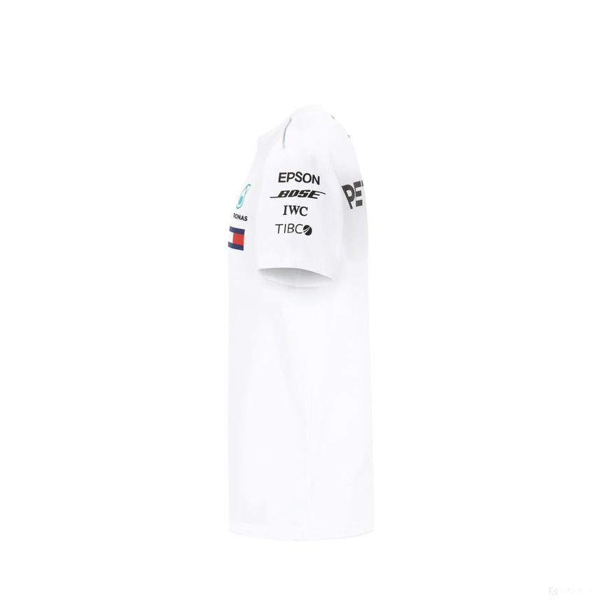 T-shirt col rond Mercedes AMG Petronas, blanc - FansBRANDS®