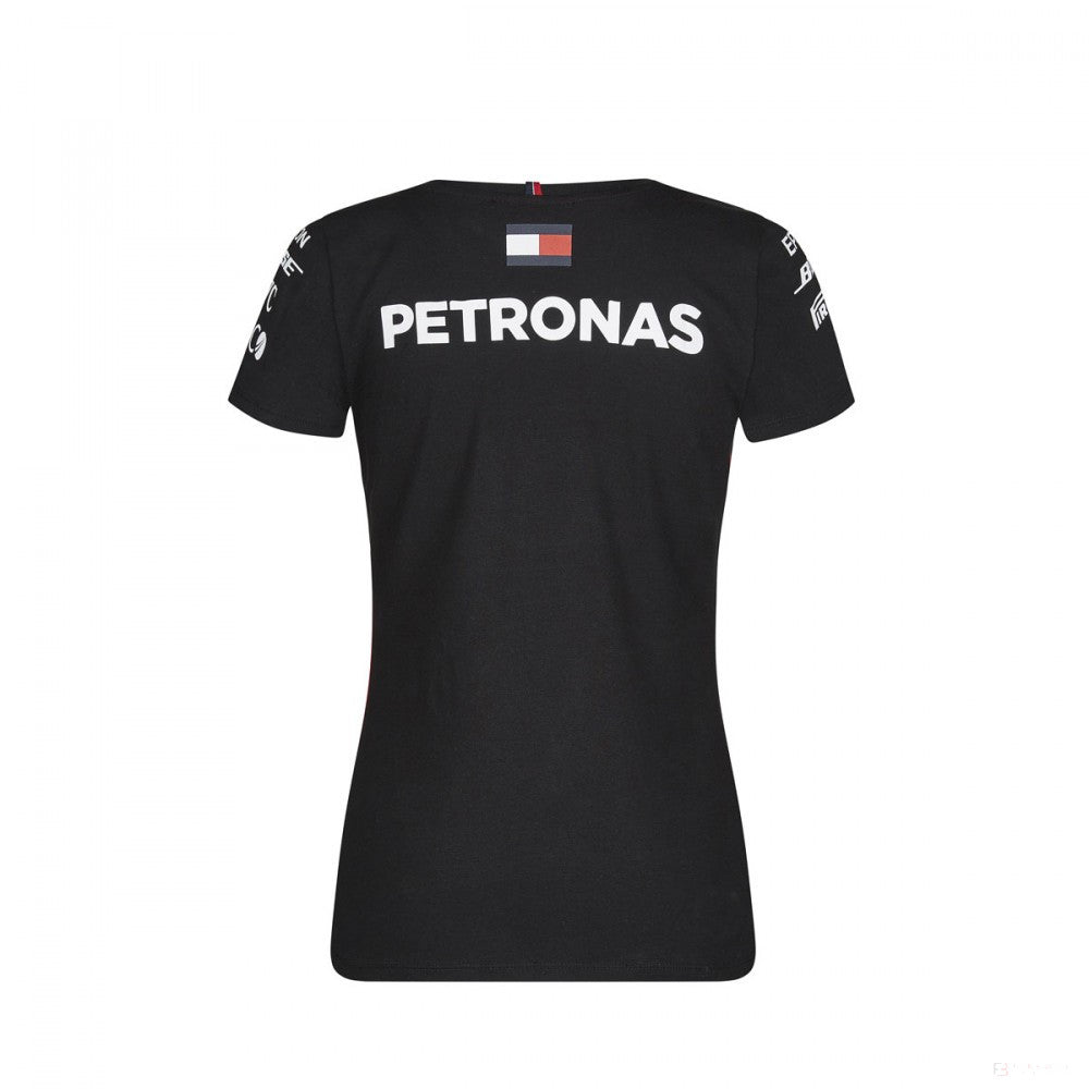 T-shirt col rond Mercedes AMG Petronas, noir - FansBRANDS®