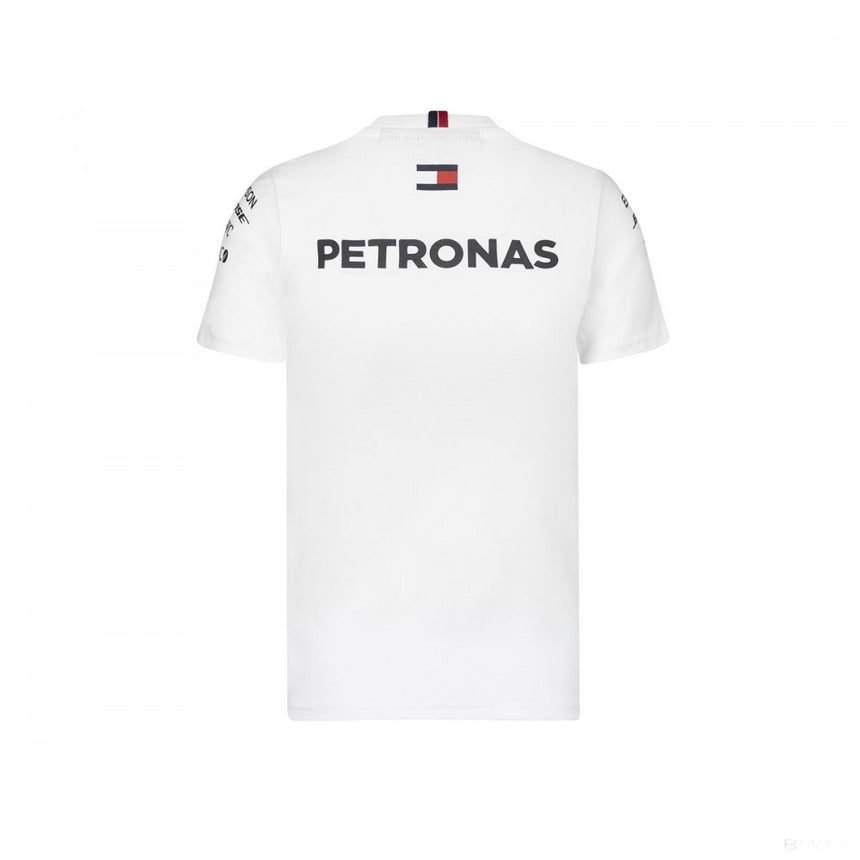 T-shirt col rond Mercedes AMG Petronas, blanc - FansBRANDS®