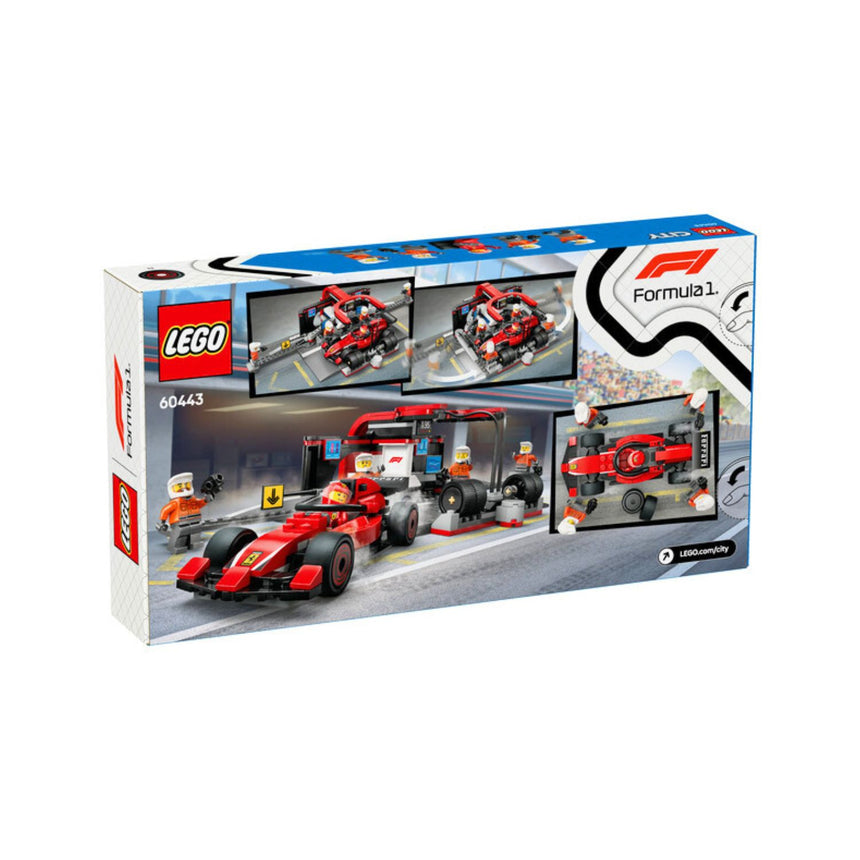 Ferrari, F1 LEGO® City 60443, voiture de course de stand avec équipage 🔥