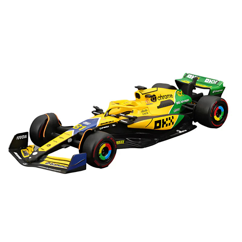 Voiture miniature McLaren, Bburago, Lando Norris, livrée Monaco Senna, MCL38 🔥