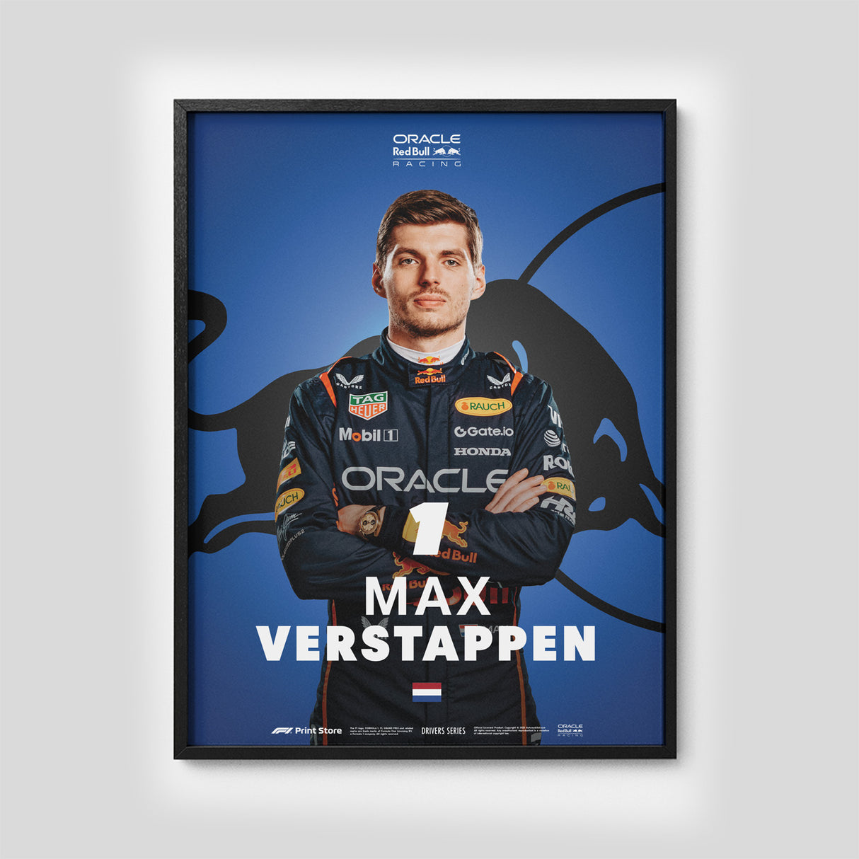 Print F1 originale – Max Verstappen (format A3)