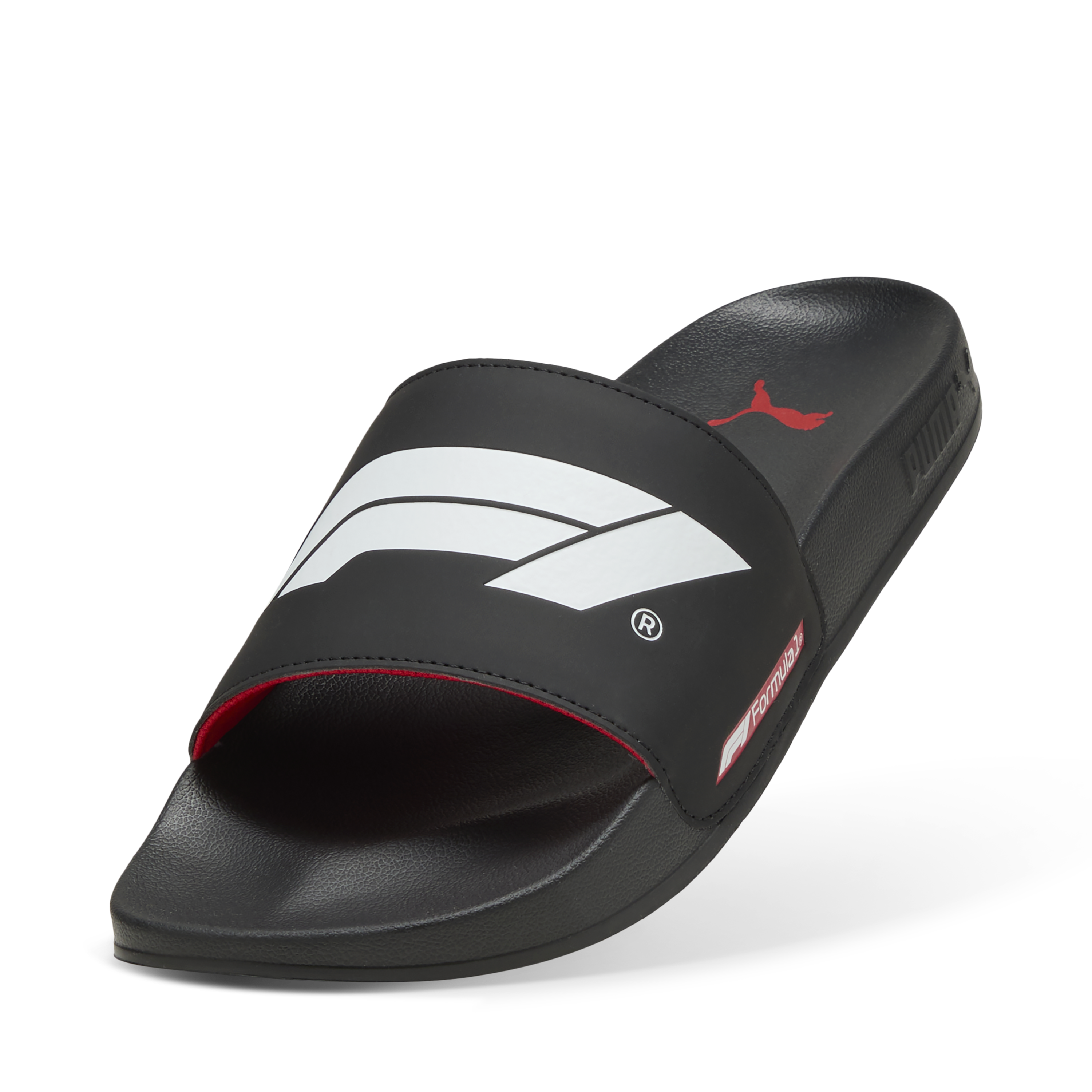 Pantoufles logo F1, Puma, Leadcat 2.0, noir