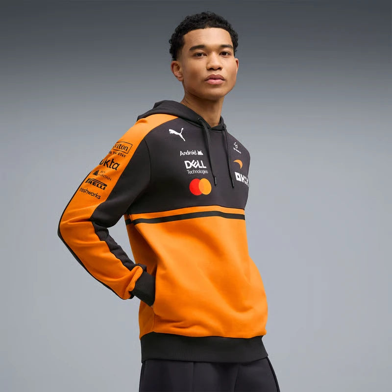 Sweat à capuche McLaren, équipe, papaye, 2026