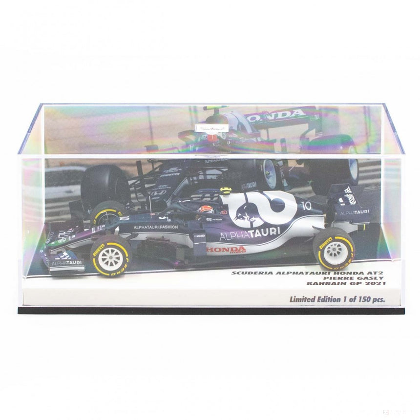 Pierre Gasly Scuderia AlphaTauri Honda AT02 Formula 1 Bahrain GP 2021 Limited Edition 1:43 - FansBRANDS®
