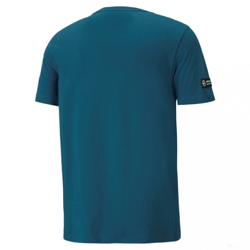 T-shirt col rond, Mercedes, 2022, Bleu - FansBRANDS®