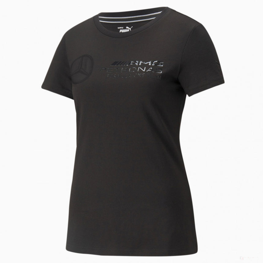 T-shirt col rond, Femmess, Mercedes, 2022, Noir - FansBRANDS®
